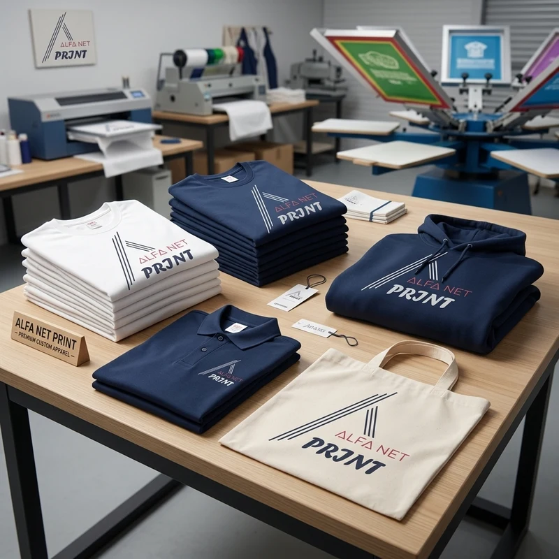 AlfaNet Print - Stampime Tekstili, Bluza Pambuku dhe Veshje Promocionale